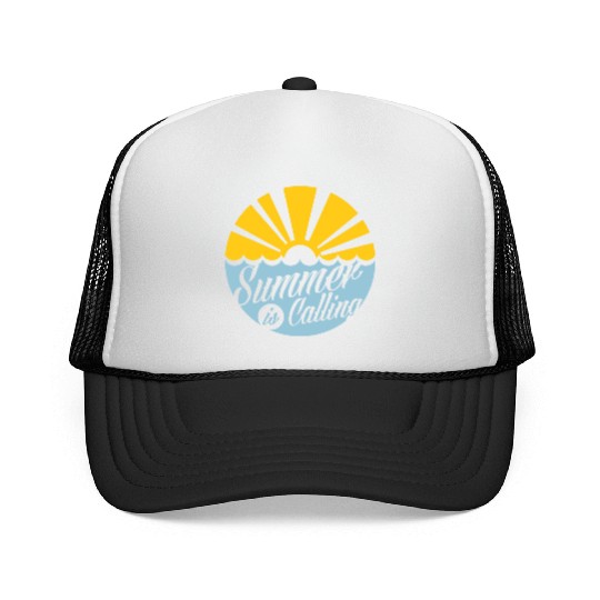 Summer's Call: Embrace the Sun Trucker Caps