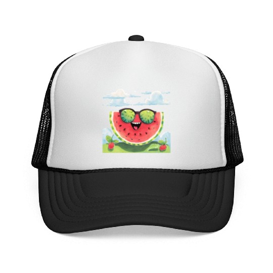 Cute Watermelon Party Summer Melon Fruit Trucker Caps