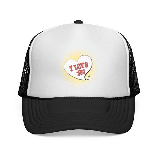 I love you Trucker Caps design
