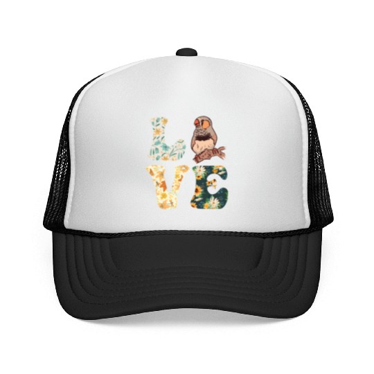 Zebra Finches LOVE Bird lovers Finches Trucker Caps