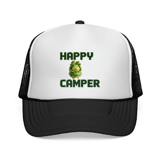 happy camper Trucker Caps