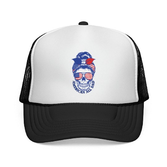 American Dad Trucker Caps, Retro American Dad Trucker Caps,