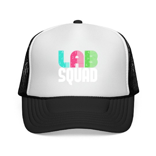 Lab Squad Lab Tech Laboratory Assistant Trucker Caps