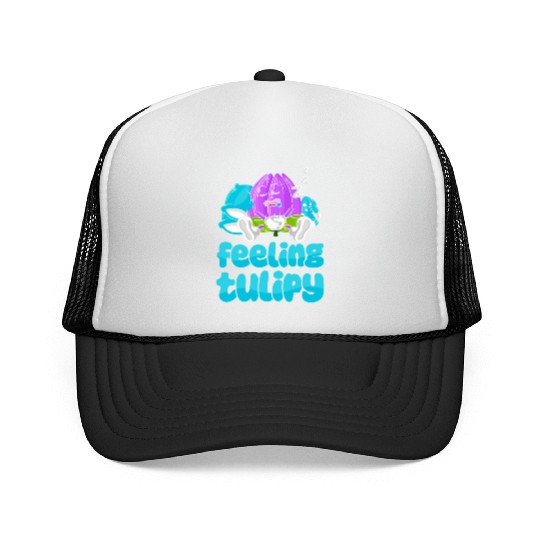 Tulip Gardening Cute Trucker Caps