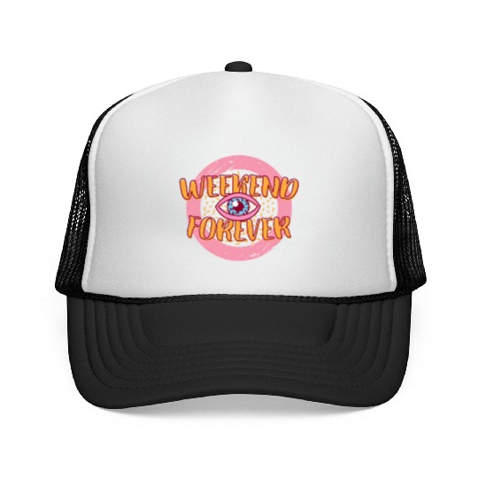 Retro 80s Weekend Forever Trucker Caps