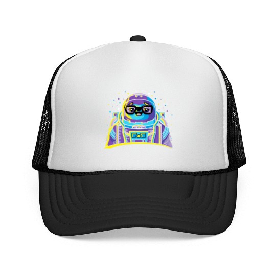 Astro Sloth Trucker Caps