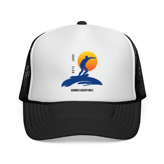 Summer Adventures Surf Club Trucker Caps