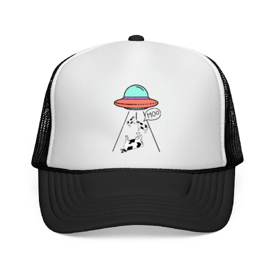 MOO the Truth Is Out There Area 51 Alien Ufo Trucker Caps