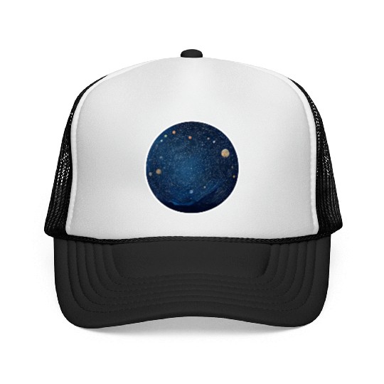A Starry Night Trucker Caps