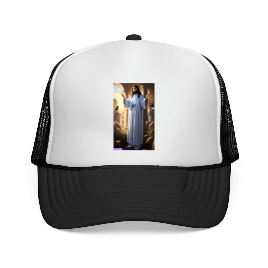 Ai technology generator god using human thoughts Trucker Caps