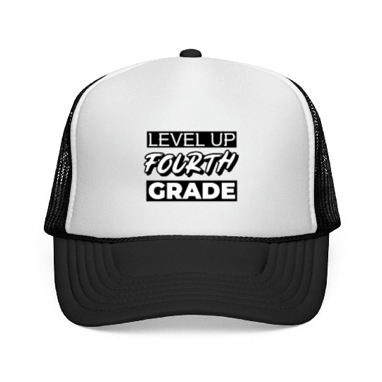 Back to School Trucker Caps Level Up 4th