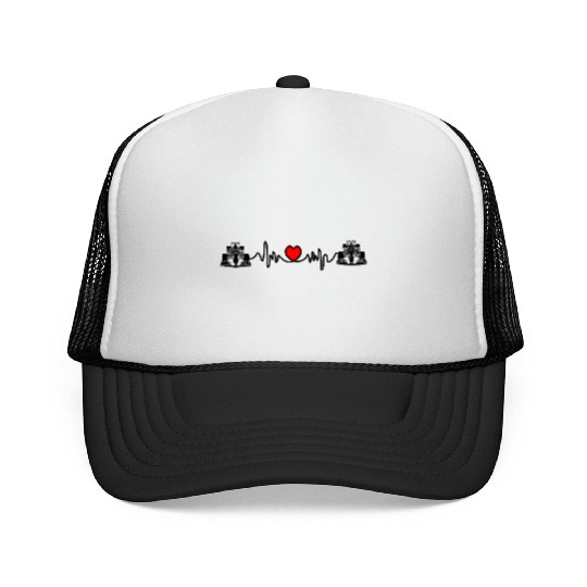 Cardio Race car formula race car Trucker Caps