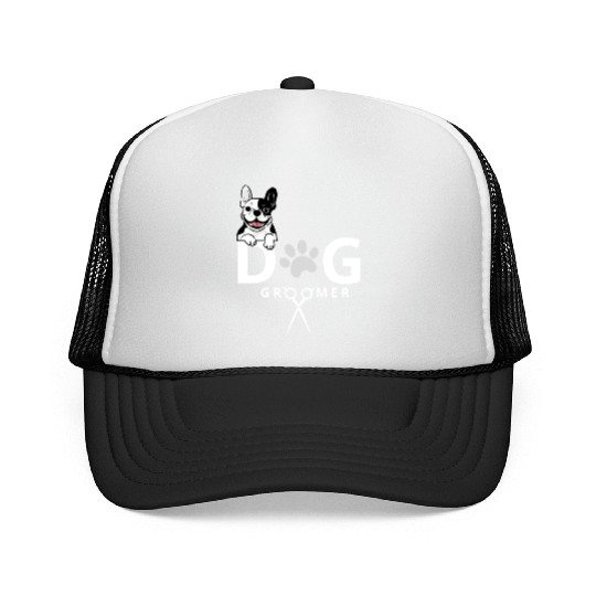 Dog Groomer Trucker Caps Dog Grooming Outfit