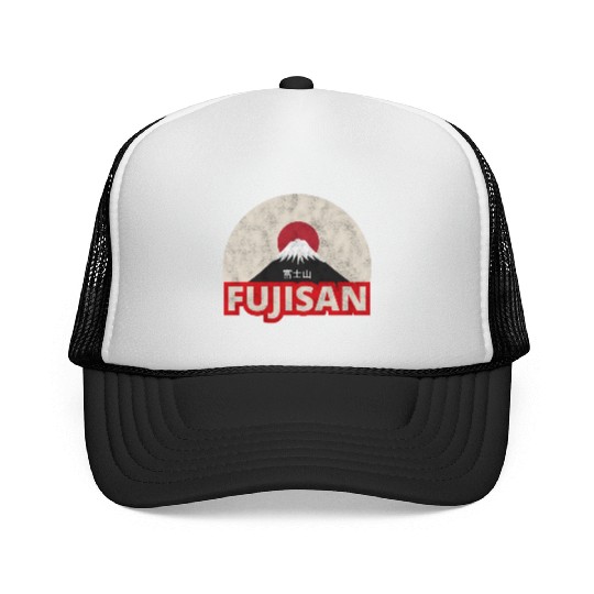 Japan Tokyo Mount Fuji Fujisan Trucker Caps