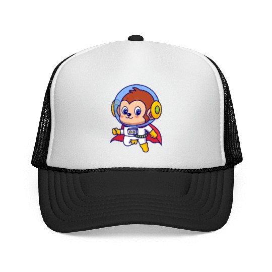 Superhero Monkey Astronaut Trucker Caps