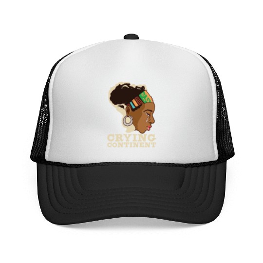 Afro Black Girl Pride Afro Girl Afrocentric Melani Trucker Caps