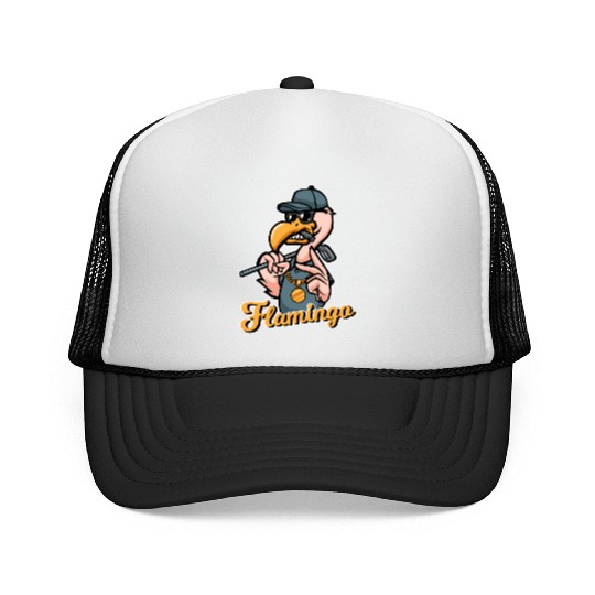 Flamingo Golf Trucker Caps