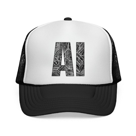 AI - Artificial Intelligence Machine Learning Trucker Caps