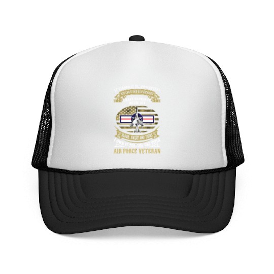 F105 Air Force Veteran Trucker Caps