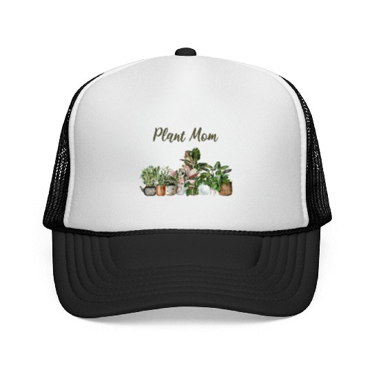 plant mom; pot plants; plants; green thumb; mom; Trucker Caps