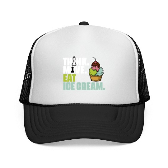 Funny Board Game Enthusiast For Ice Cream Lover Trucker Caps