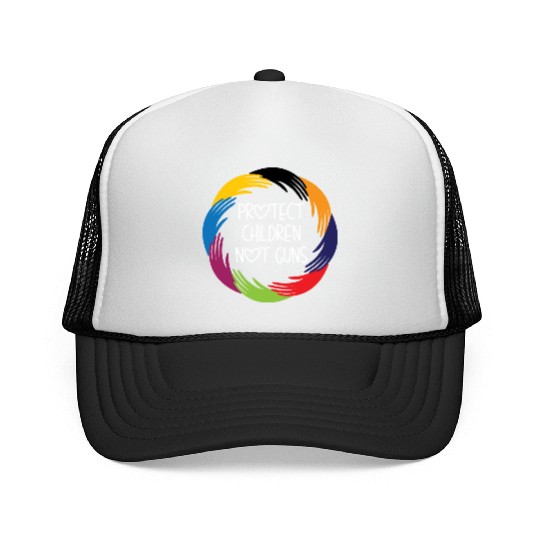 Protect Children Not Guns Wear Orange Day Trucker Caps