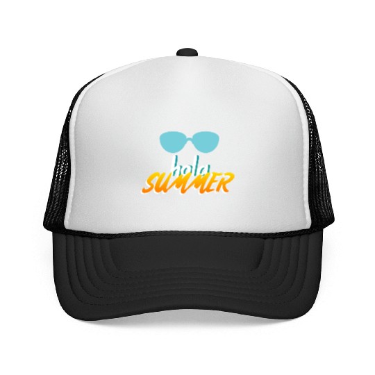 hola summer Trucker Caps