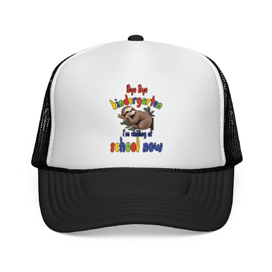 School kid, first grade, chill at school Trucker Caps