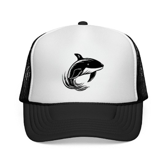 Whale Ocean Marine Trucker Caps