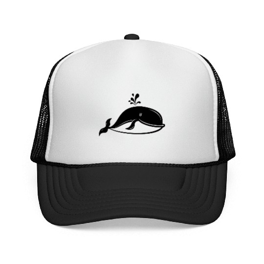 Whale Ocean Marine Trucker Caps