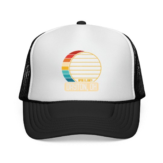 Total Solar Eclipse Ohio Dayton April 28 2024Dayto Trucker Caps
