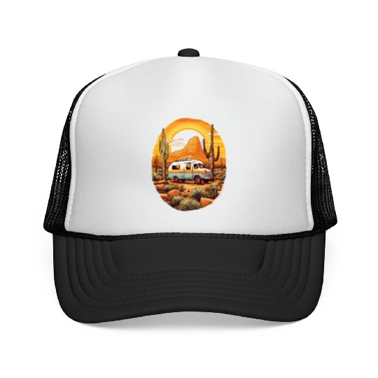 Nature, camping, freedom, independent, gift, Trucker Caps