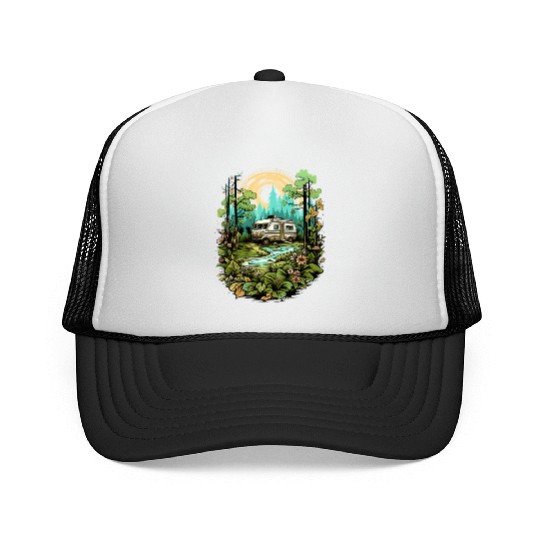 nature, freedom, independent, gift Trucker Caps