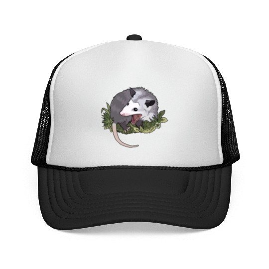 Screaming possum, Funny Animal Trucker Caps