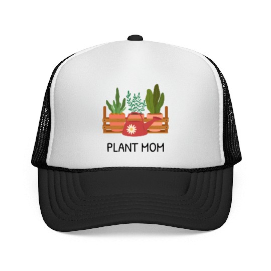 Pot Plant Mom Trucker Caps