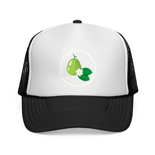 Guava With Flower And Leaves Trucker Caps