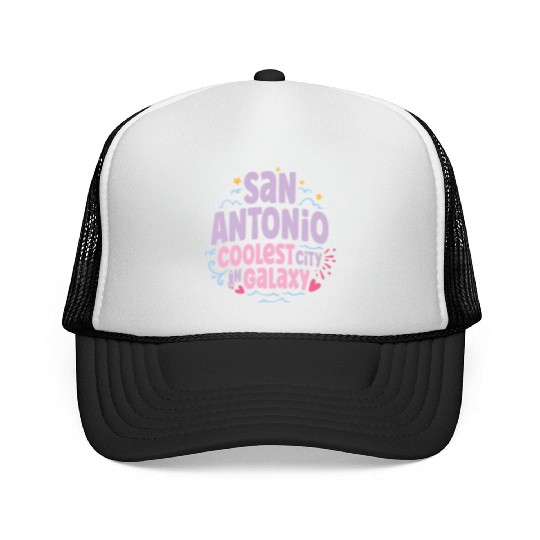 San Antonio Coolest Galaxy Trucker Caps