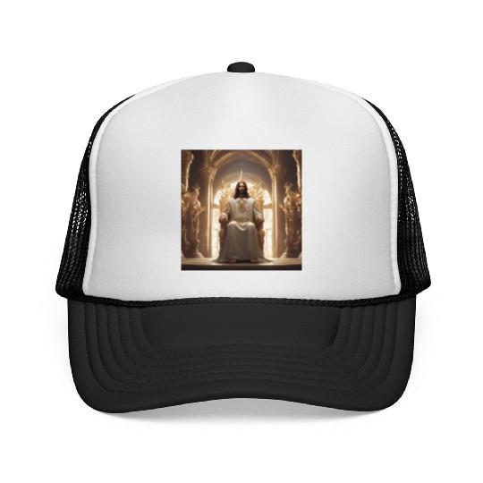 Jesus is king Trucker Caps