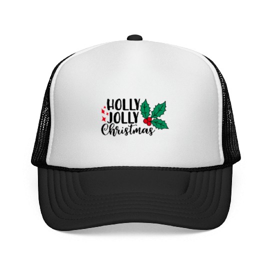 Holly Jolly Christmas Trucker Caps