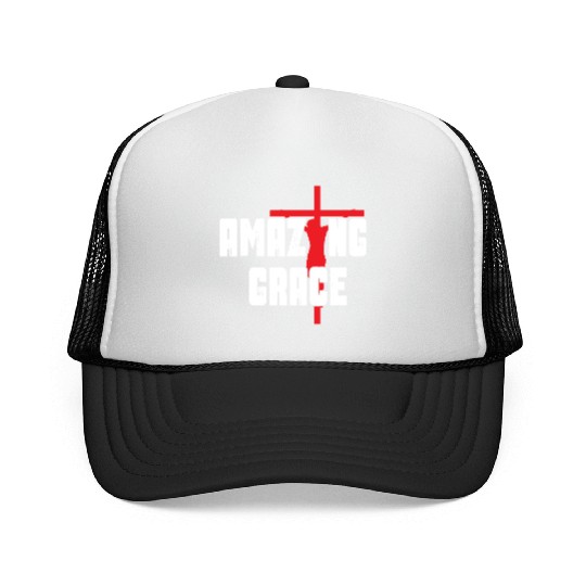 Amazing Grace Love Jesus Christian Christmas Trucker Caps