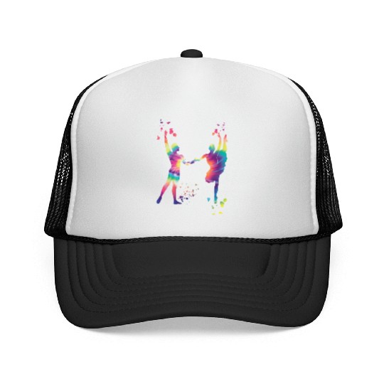 Ballet Dance Couple Woman Ballerina Trucker Caps