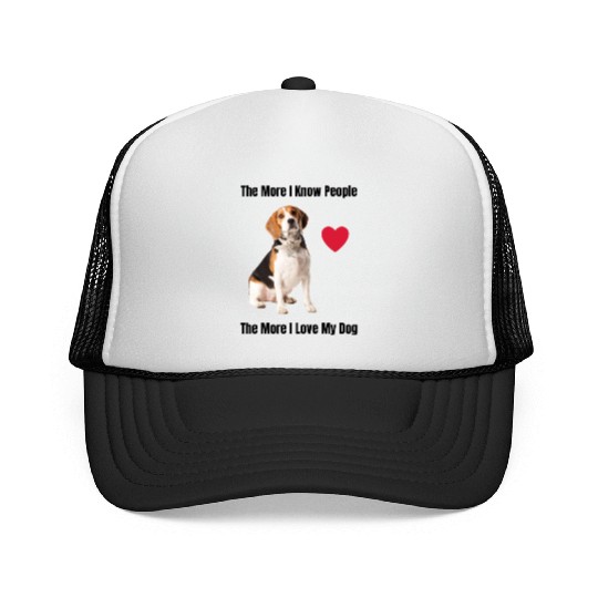 The More I Know People, The More I Love My Beagle Trucker Caps