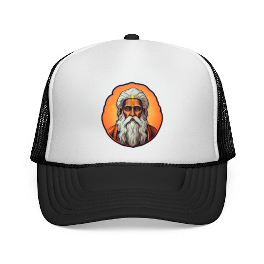 Guru Spiritual Buddhism Trucker Caps