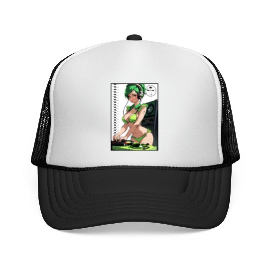 Sexy DJ Pin Up 009 Trucker Caps