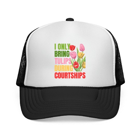 Tulip Gardening Tulips Trucker Caps