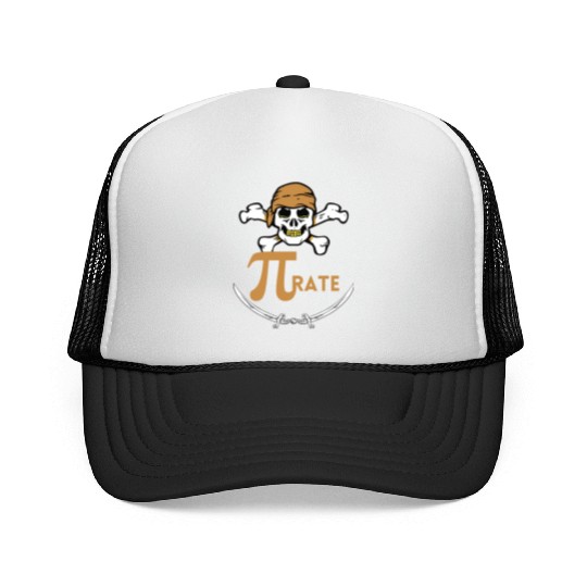Marh Pi Day Funny Pirate Funny Pi Day Trucker Caps