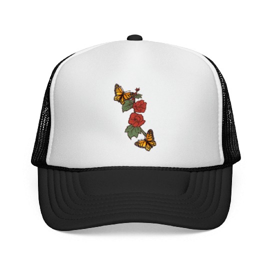 Natures Monarch Butterflies Trucker Caps