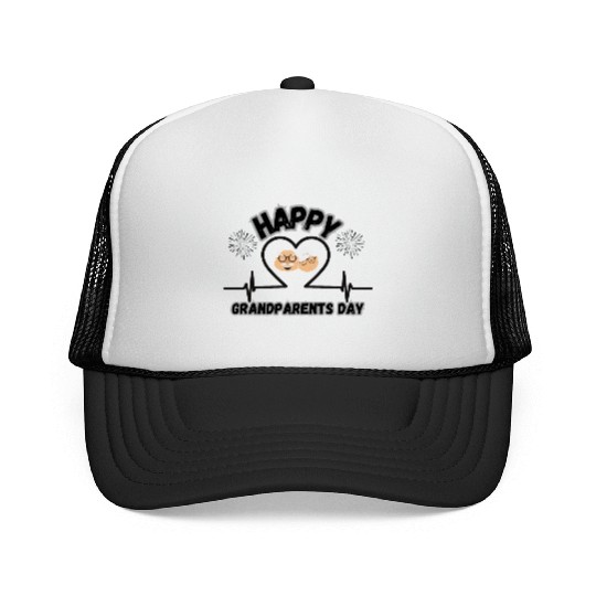 Happy Grandparents Day Trucker Caps
