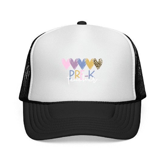 Pre-K Teacher Back To School Pre-K Teacher Trucker Caps