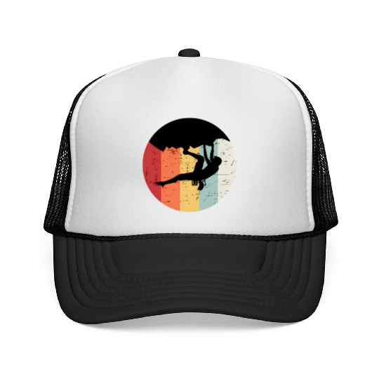 Climber Climbing Bouldering Free Climbing Trucker Caps